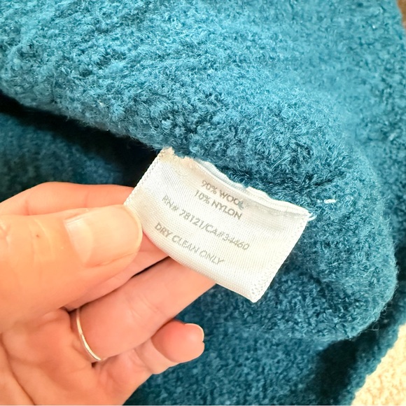 Eileen Fisher Cowl Neck Wool Sweater Shrunken XS - Picture 3 of 4